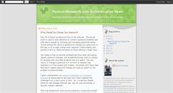 Desktop Screenshot of blog.passwordresearch.com